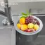 Ge Thép không gỉ Thiên Nga Bồn Rửa Giỏ Lọc Bồn Rửa Chén Treo Rác Lọc Thiên Nga Khô Và Ướt Tách Móc Thoát Nước Giá n