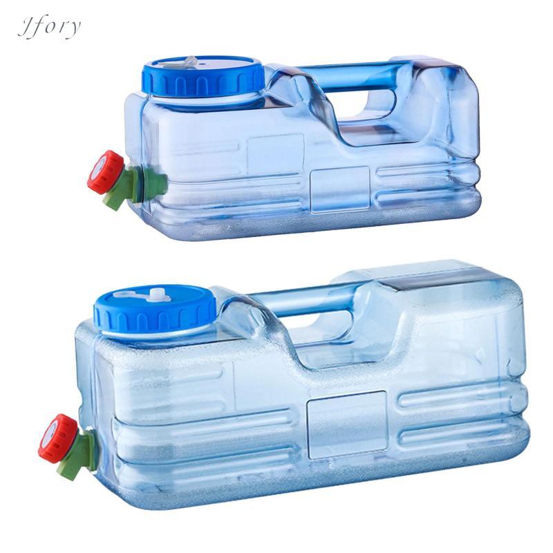Jfory Thùng đựng nước lớn có vòi đựng chai để cắm trại ngoài trời Lái xe đi bộ đường dài Ba lô khẩn cấp
