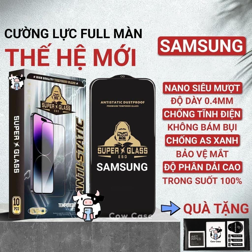 Kính cường lực điện thoại Samsung A50, A50s, A30s  full màn | Miếng dán bảo vệ màn hình cho samssung