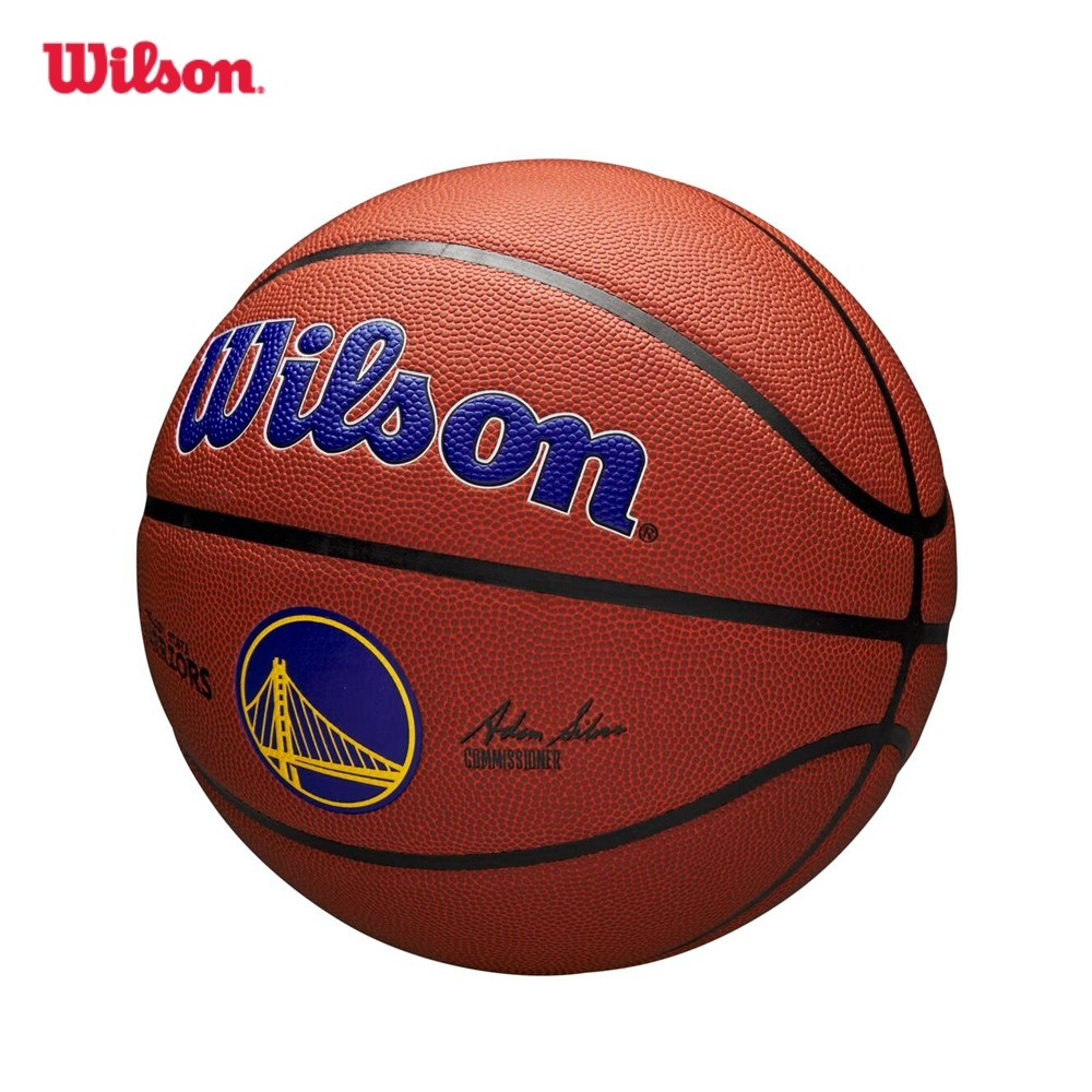 Wilson NBA Team Composite Golden State Warriors Size 7 Basketball Bóng Rổ WZ4029310XB7