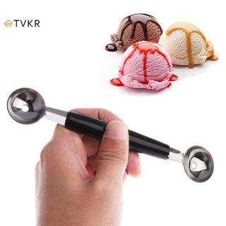 TVKR Bếp Ăn Trộm Bằng Không Gỉ Hai Đầu Dưa Muỗng Trái Cây Kem Muỗng OIK