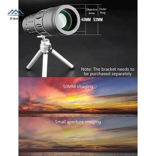 Kính thiên văn một mắt ELBBKG 16X52 Ống nhòm Zoom lấy nét kép Phạm vi HD Tầm nhìn ban đêm có dây đeo Ống kính quang học / Cao su Ngoài trời mới