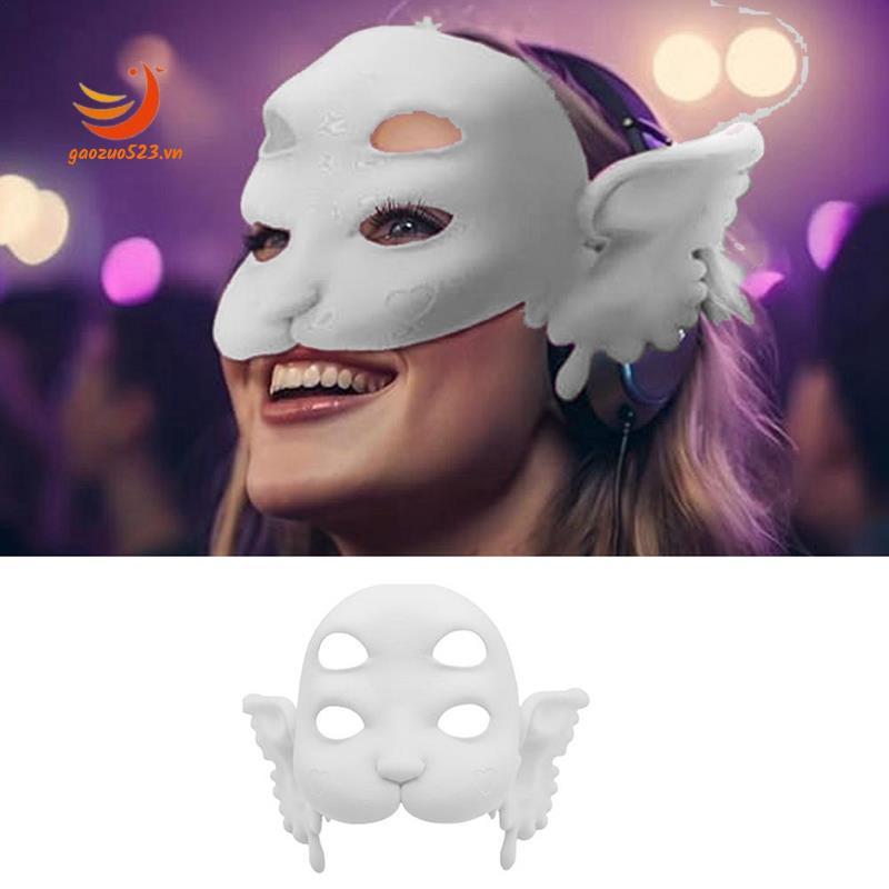 [gaozuo523.vn] Mặt nạ trẻ em khóc in 3D Phụ kiện tiệc tùng cao su Mặt nạ trang phục Cosplay DIY