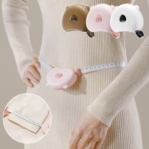 Thước băng mềm đa chức năng Thước cầm tay có thể thu vào tự động để đo cơ thể Dụng cụ gia đình
