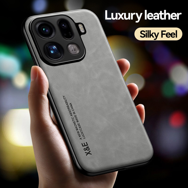 Dành cho OPPO Find X9 / X9 Pro Vỏ TPU mềm sang trọng mới Vỏ da chống sốc