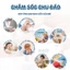 Khăn Ướt Không Cồn Aiwibi Dịu Nhẹ, An Toàn Cho Da Nhạy Cảm (1 Gói 80 Miếng)