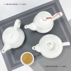 Nhà Hàng Khách Sạn Ấm Trà Gốm Sứ Dung Tích Lớn Trà Trắng Nguyên Chất Bộ Ấm Siêu Tốc Kích Thước Lọc I67Y