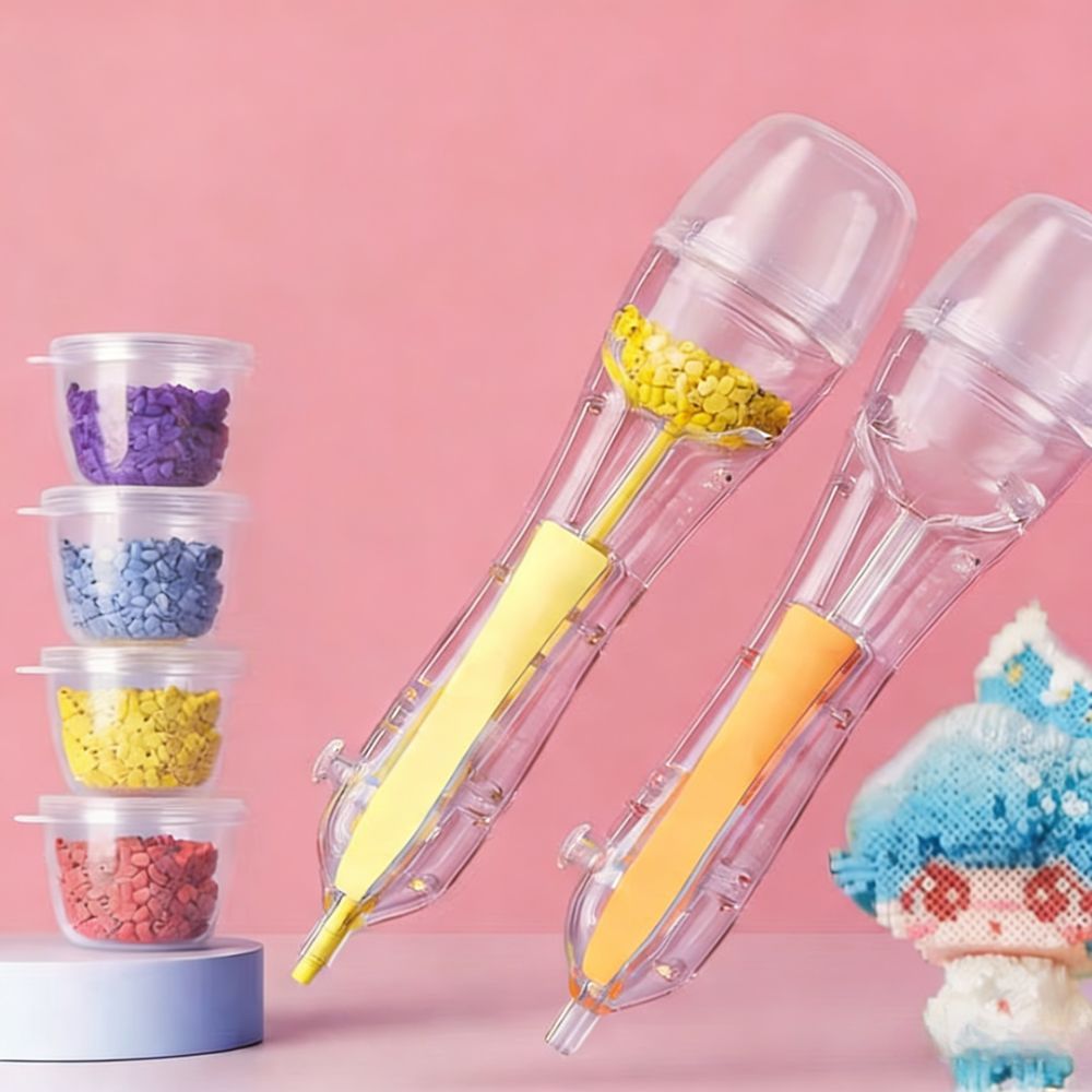 ESSENCEH Perler Bút Bấm Tự Động Hạt, Sáng Tạo Nhanh, Tiết Kiệm Thời Gian, Hỗ Trợ Dự Án Thủ Công DIY