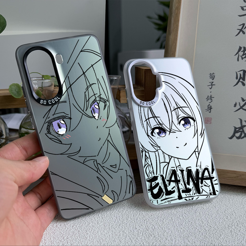 Ốp Điện Thoại Wandering Witch-Elaina Micro Matte Cho Redmi Turbo 4 Pro Note 15 Pro / 14 / 13 Mi 17 Pro Max 15T 14T K90 Pro Max Xiaomi 15 14 Ultra Chống Sốc Redmi Cover