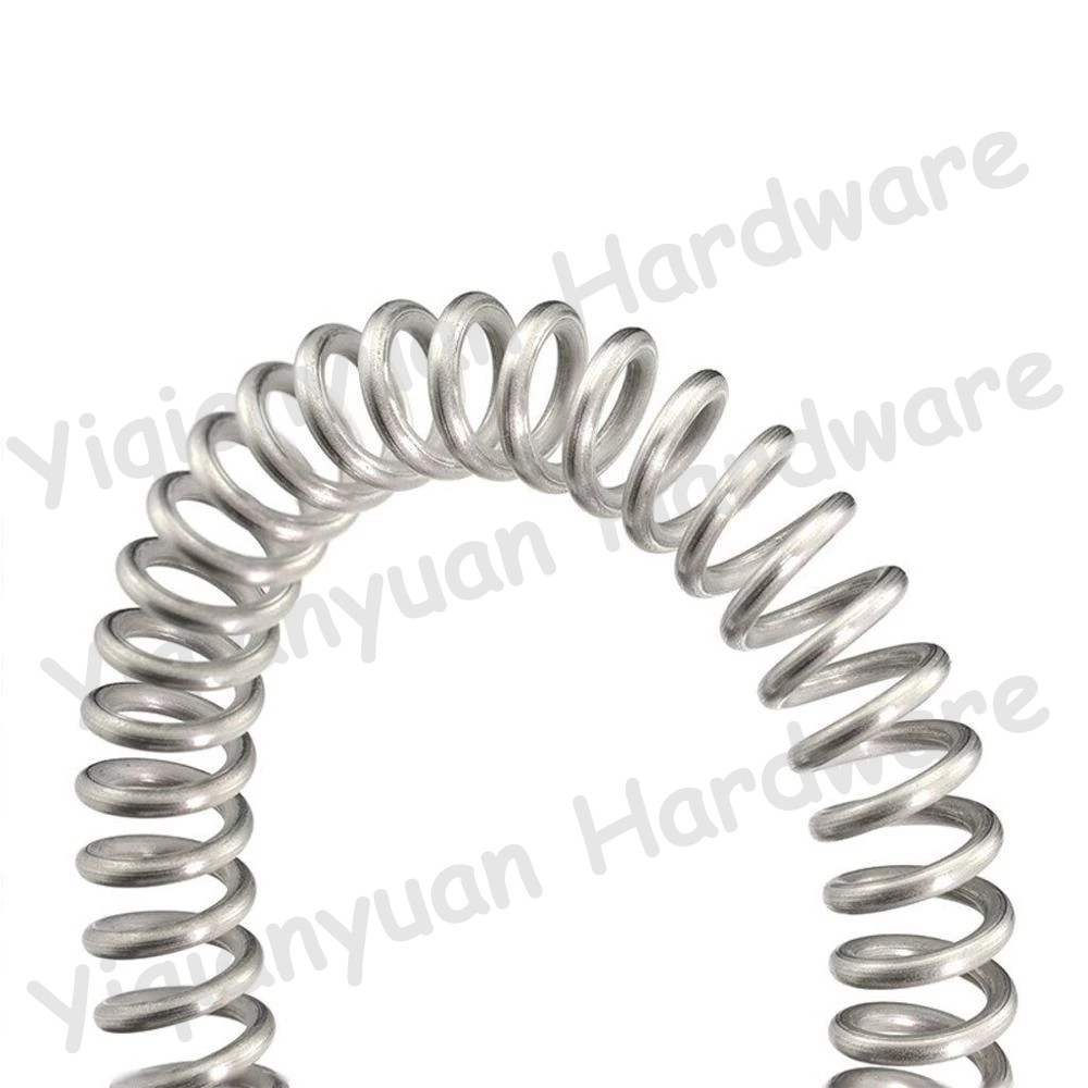 Yiqianyuan 2 Dây 0.3mm SUS304 Lò xo nén bằng thép không gỉ Chiều dài miễn phí 300mm OD 2mm ~ 7mm Lò xo áp suất siêu dài