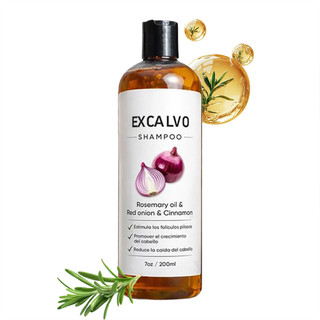 EXCALVO Natureal Organic Onion Scalp Therapy Shampoo with Essential Oil for Aromatherapy