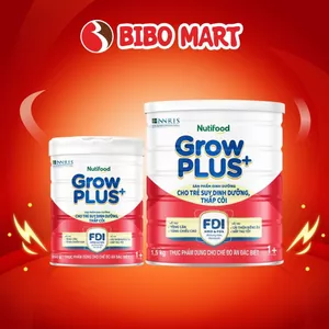 Sữa GrowPLUS+ Đỏ Lon 1,5kg Hỗ Trợ Tăng Cân Phát Triển Não Bộ Chiều Cao Dành Cho Bé - Bibo Mart