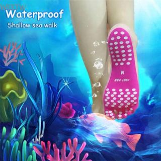 Đế Dính WEETW, Giày Đi Biển Chống Trơn Trượt, Miếng Lót Chân Thoáng Khí Miếng Dán Chân Trần Dính Silica Gel Miếng Lót Giày Vô Hình Cho Nam