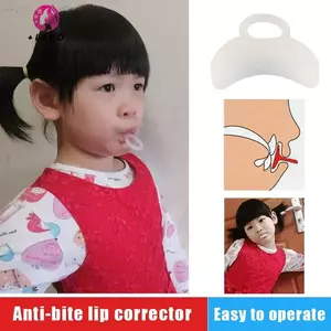 Springevenstar Lip Cắn Thiết Bị Ngăn Ngừa Dừng Cắn Môi Corrector Cải Thiện Miệng Đúng Cơ Mặt Huấn Luyện Miệng Miệng Thở Corrector Springevenstar
