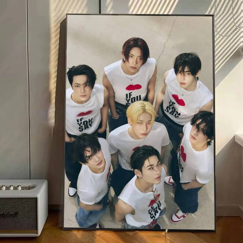 ENHYPEN Kpop Canvas Poster Không Khung Nghệ Thuật Trang Trí Tường Cho Trang Trí Phòng Gia Đình