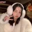 HFSHY Thời Trang Mềm Mại Lông Thú Giả Ấm Tai Mùa Đông Bịt Tai Cho Nữ Màu Trơn Earflap Ngoài Trời Bảo Vệ Lạnh Bịt Tai VN
