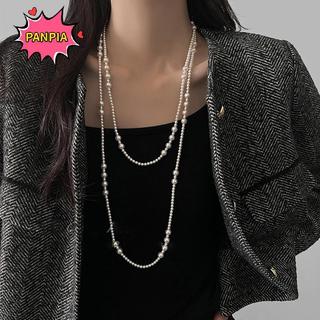 ⚡24h⚡[Pnpia] Trang sức ngọt ngào dành cho nữ - Ngọc Trai Necklace vintage nhiều lớp, phù hợp dự tiệc và làm quà tặng đám cưới