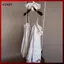 WOADA Đầm Babydoll Ren Thoải Mái - Phù Hợp Đi Biển và Du Lịch