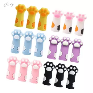 Jfory Nút chặn kim đan Cat Paw, Nút chặn đầu kim, Đồ dùng nghệ thuật nhẹ Bảo vệ đầu để may và móc tay