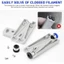 Đầu nối PTFE ABS chắc chắn cho vòi phun máy in 3D ngăn tắc nghẽn và dễ vệ sinh