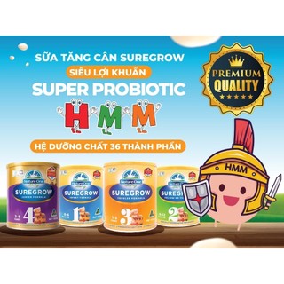 [SHOPEE TRỢ GIÁ]Sữa bột tăng cân Nature One Dairy SureGrow Hộp 600g hỗ trợ hệ tiêu hoá của bé.....: