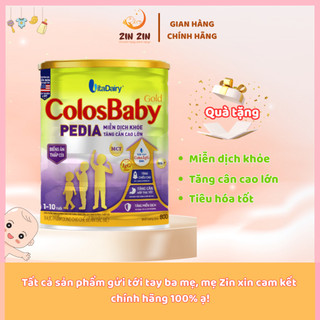 Mẫu Mới Sữa Bột ColosBaby Gold Pedia 800g (1 - 10 tuổi)