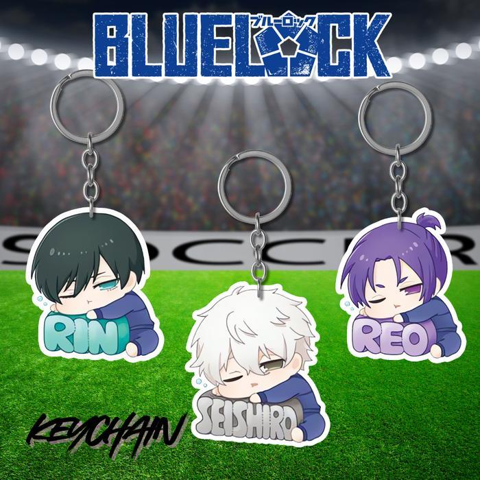 GANTUNGAN KUNCI BLUE LOCK/KEYCHAIN BLUELOCK/PHONE STRAP NAGI BLUELOCK - RIN ITOSHI, KEYCHAIN