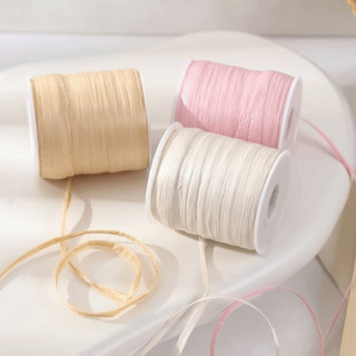 PYCOU Raffia Chủ đề, Ruy băng mũ móc bền bền thân thiện với môi trường, Dệt chất lượng cao cấp 120M mỗi cuộn Sợi móc DIY