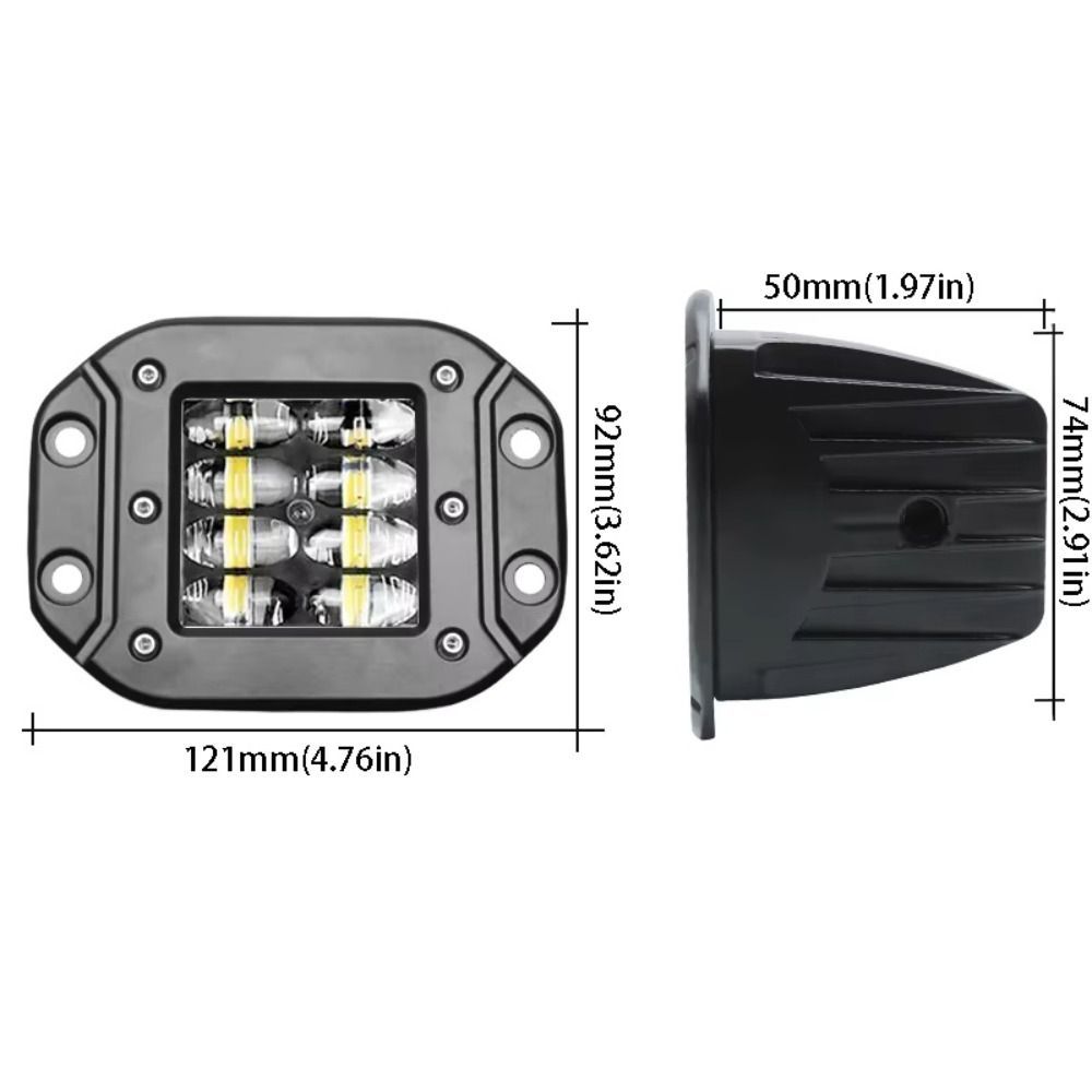Đèn LED làm việc DOAOV78N, Đèn gắn công suất 5 Inch Kích thước 40W, Đèn sương mù Điện áp 12V 24V Thiết kế gắn xả điện áp Đèn LED Pods Light Jeep Lighting