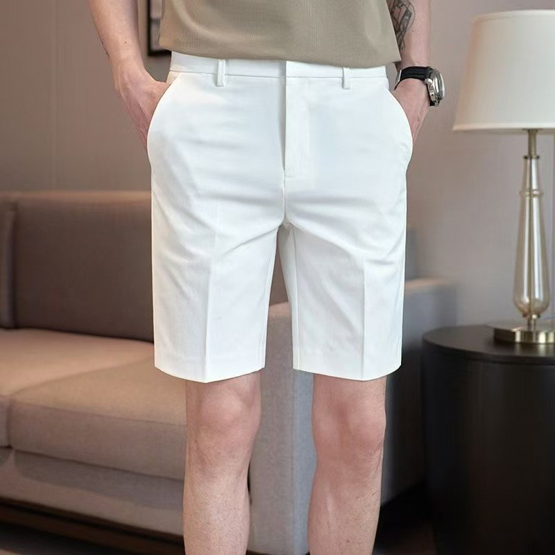 Quần short nam Ice Silk mùa hè, thiết kế five túi thoải mái