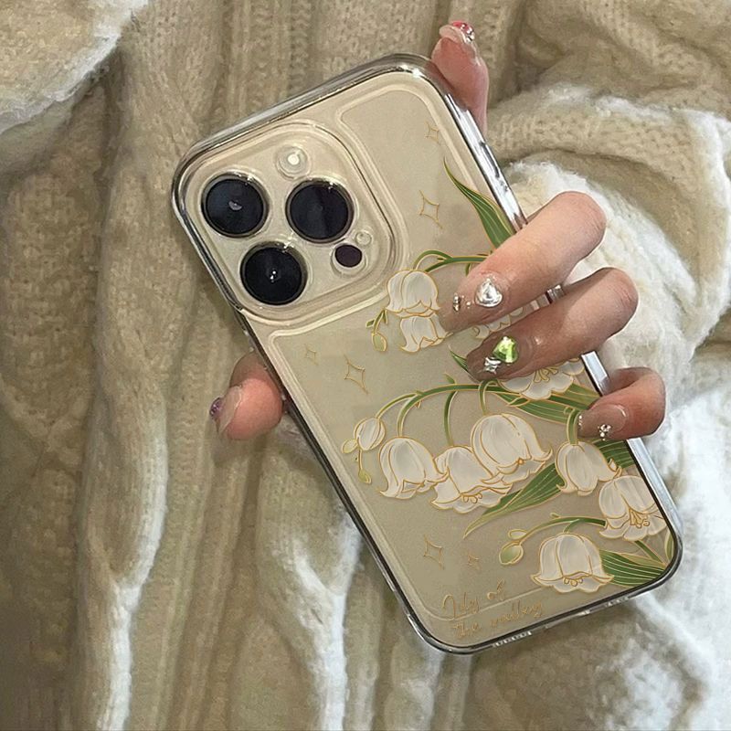 Hoa chuông bấm cho 16 trường hợp iPhone 17Air Space Case 14 13 11Pro