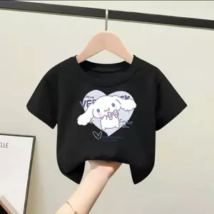 Áo ngực cổ tròn, thiết kế ngắn tay, Form nhỏ, trẻ em, nam nữ.
