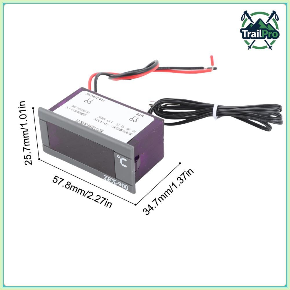 TrailPro Máy đo nhiệt độ nhúng TrailPro FTVOGUE ZFX-900 và dải đo rộng cho tủ lạnh Tủ lạnh 220VBếp & Phòng ăn
