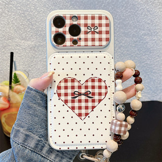 Love Wave Point + Vòng tay cho iphone17 17promax 16promax 15promax 14 / 13 / 15 / 16pro iphone13 TPU mới chống bụi