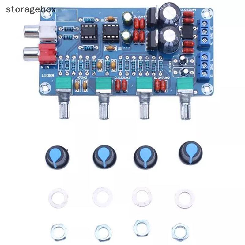 [hộp lưu trữ] Bộ khuếch đại tiền khuếch đại âm thanh nổi NE5532 Bảng âm thanh 4 kênh Mô-đun khuếch đại đẹp