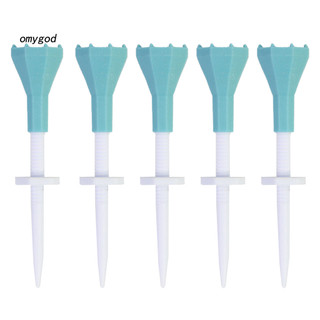 Đồng bộ 5 chiếc Tee nhựa golf nhẹ, bền, ma sát thấp - Perfect cho quà tặng và luyện tập