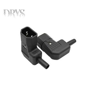 (TFT) AC Power Soet 90 Độ Khuỷu Tay Bên 10A Pin Loại Cắm Soet Nam Nữ Mông Khớp Không Hàn Ba Lỗ Mông Khớp MỚI