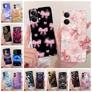 Dành Cho Xiaomi Poco X8 Pro Max Ốp Lưng 6,83 inch Thời Trang Nơ Hoa Mềm Mỏng Silicon Bảo Vệ Dành Cho Redmi Turbo 5 Max Funda