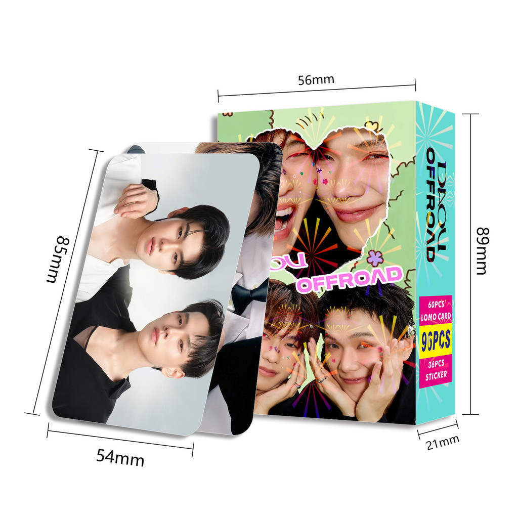 92-96 chiếc Thái Star DAOUOFFROAD GMMTV KengNamping Khemjira Dòng Lomo Cards BrightWin TAYNEW JASP.ER TleFirstone Dán JimmySea Photocards LYKN Bưu thiếp YM