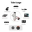 Btsg Có Thể Khóa 6 35mm 1 4inch TRS Nữ Sang XLR Nam Mở Rộng Đầu Chuyển Đổi Âm Thanh Cho Máy Trộn Bảng Điều Khiển Micro