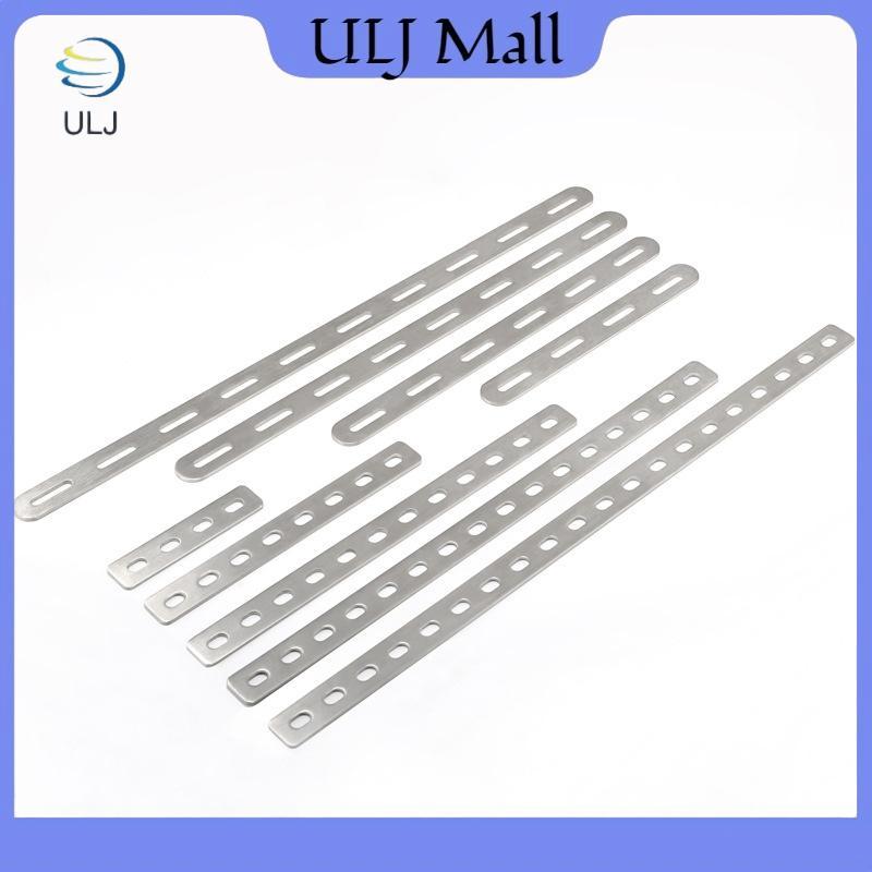 ULJ Thép không gỉ Góc phẳng Braet Mending Joining Plate Repairing Connector Tủ Nội thất Kệ Nẹp các bộ phận.