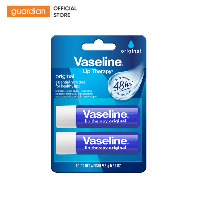 Bộ 2 Son Dưỡng Vaseline Stick-dưỡng Môi Mềm Mịn 4.8g | Guardian Việt Nam