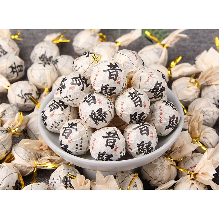 (05 VIÊN DÙNG THỬ) Trà Phổ Nhĩ Sống Tây Quý Long Châu, Sản Phẩm Tốt Cho Sức Khỏe