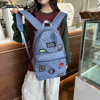 Schoolbag Phong Cách Mới Phổ Biến Chụp Đường Phố Trường Trung Học Đại Học Ba Lô Nữ Thời Trang Thường Ngày Ba Lô Du Lịch Nam