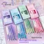 HFTOY 5 Cái / bộ Bút Gel Có Thể Thu Vào Với Cloud Grip Mực 0.5 Mm Cho Trường Học Văn Phòng Nhật Ký Văn Phòng Phẩm ~