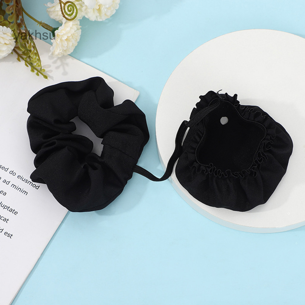 Thai| Vỏ bảo vệ bụi Vỏ đựng đồ uống có thể tái sử dụng Scrunchie – Nắp cốc buộc tóc co giãn để ngăn ngừa gián điệp đồ uống, Bảo vệ đồ uống chống bụi cho phụ nữ, bé gái, trường đại học Stu