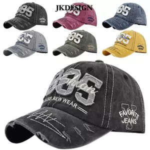 JKDESIGN Mũ Baseball Thêu Năm 1985, Điều Chỉnh Được, Phù Hợp Nam Nữ, Thời Trang Thể Thao Ngoài Trời