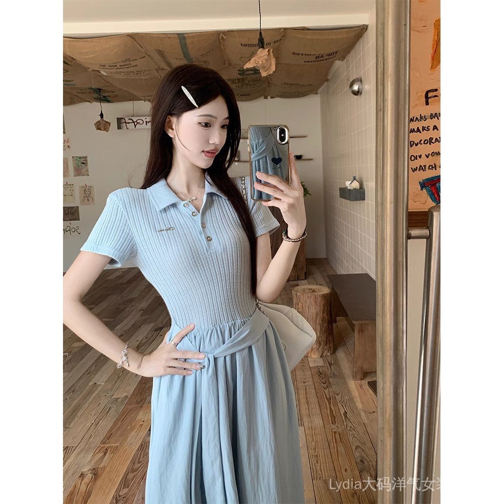 Đầm nữ mùa hè size lớn cao cấp - Thắt lưng độc đáo, thắt eo đẹp, giảm giá 10%