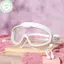 PUSKY Kính bơi khung lớn chống mờ cho người lớn và trẻ em - Chất lượng cao, phù hợp bơi lội
