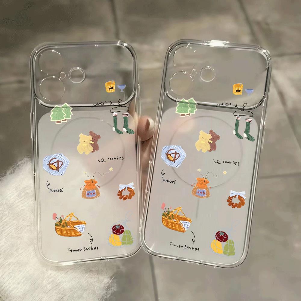 Hoa Vườn nhỏ sử dụng cho 16 vỏ điện thoại iPhone 17 Air vỏ Corning 14/13/11 Pro